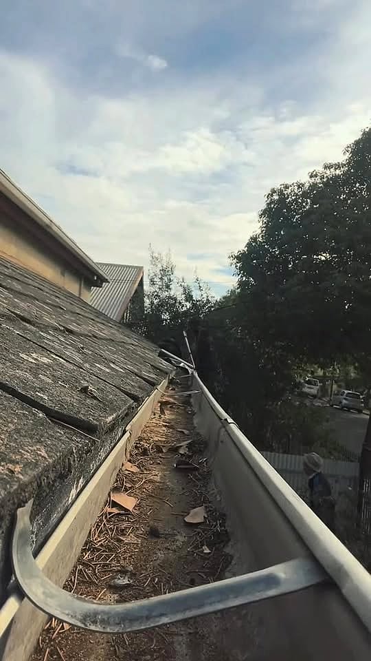 Gutter and roof cleaning by Everlast Maintenance Co